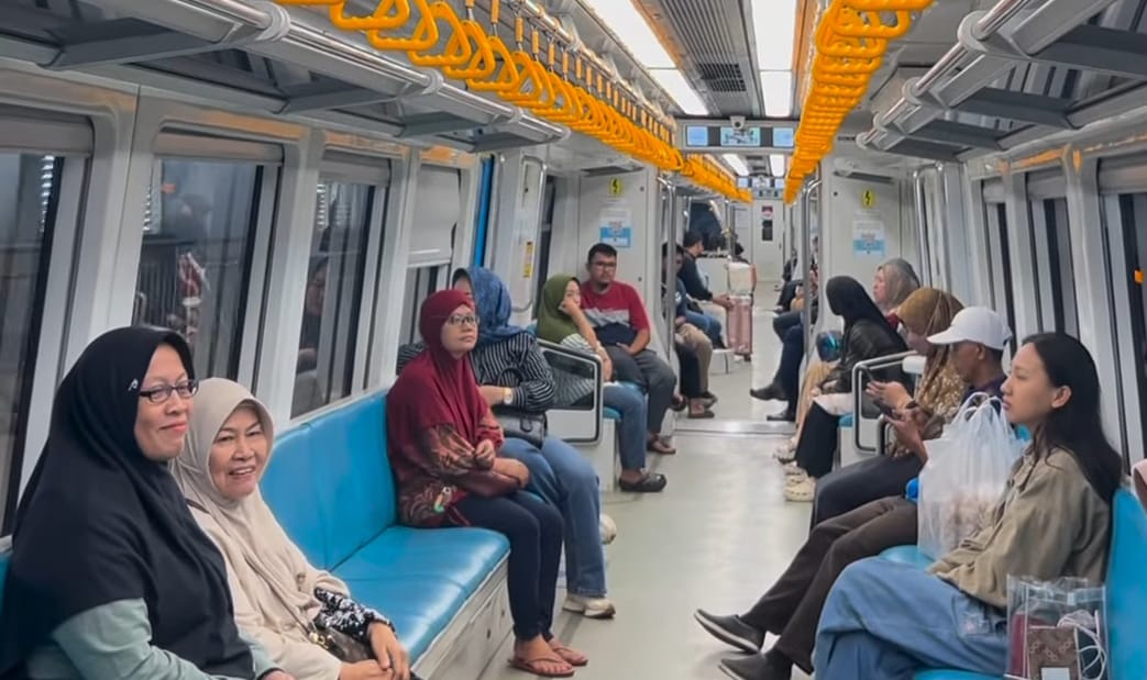 LRT Sumsel Layani 321.105 Penumpang Selama Libur Nataru, Stasiun Asrama Haji tertinggi Layani Penumpang