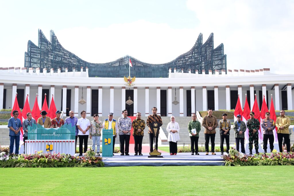 Presiden Jokowi Resmikan Istana Negara di Ibu Kota Nusantara