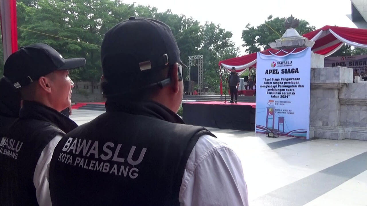 Antisipasi Politik Uang, Bawaslu Palembang Patroli Pengawasan Masa Tenang