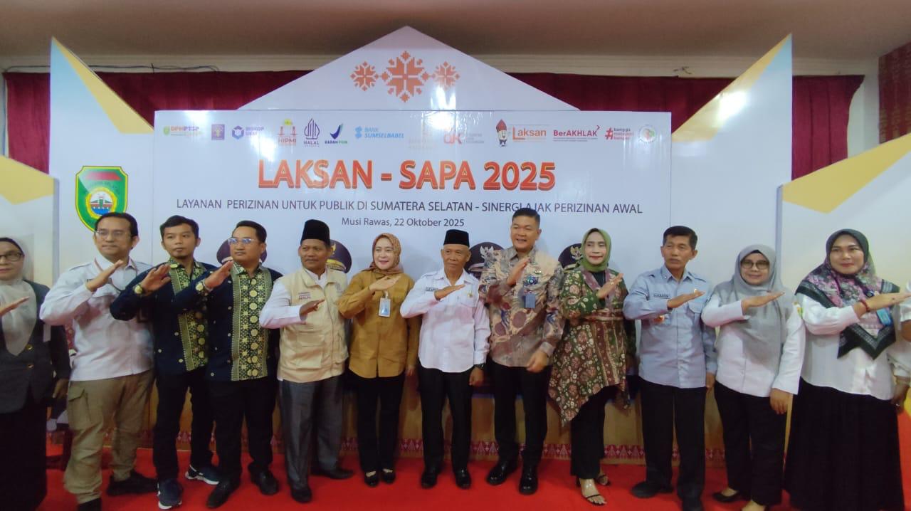 Kanwil Kemenkum Sumsel Melalui LAKSAN-SAPA 2025 Hadir di Musi Rawas, Dorong UMKM Naik Kelas