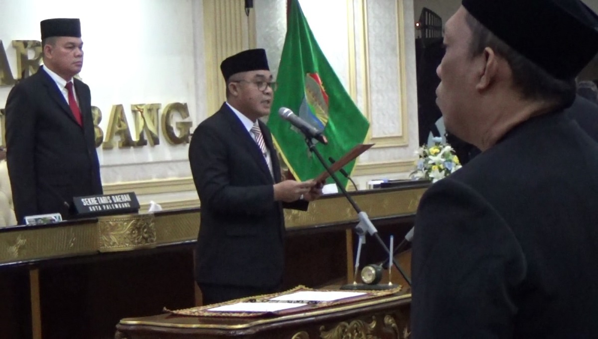 Sekda Palembang Lantik Rediyan Deddy Umrien sebagai Sekwan, Harapkan Peningkatan Pelayanan,