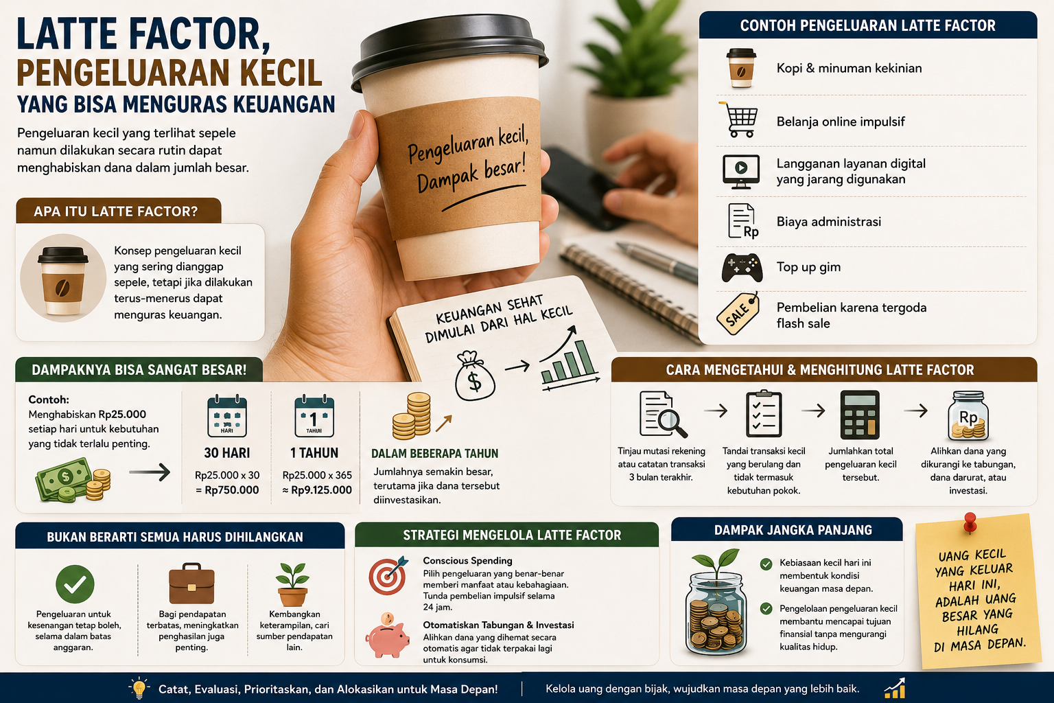 Latte Factor, Pengeluaran Kecil yang Bisa Menguras Keuangan