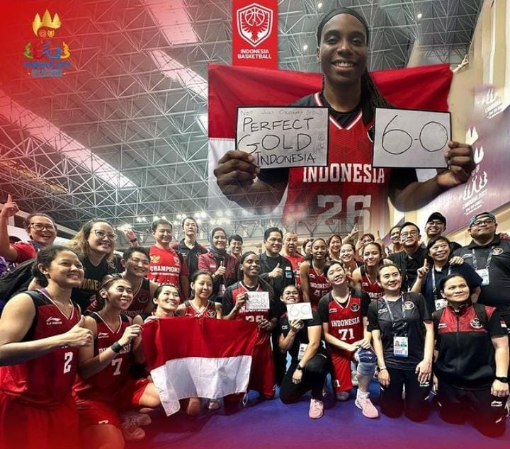 Cetak Sejarah! Emas Pertama Basket Putri Indonesia Sepanjang Sejarah Ajang SEA Games Digelar
