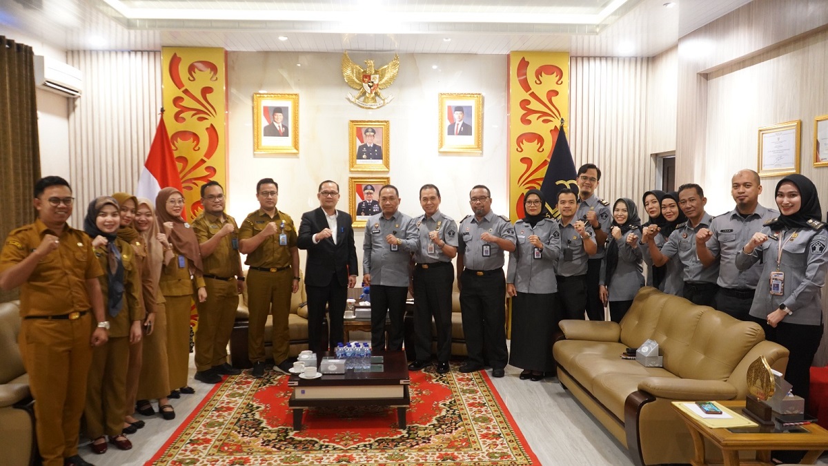 Kanwil Kemenkum Sumsel Terima Audiensi Karo Hukum dan HAM Pemprov Sumsel