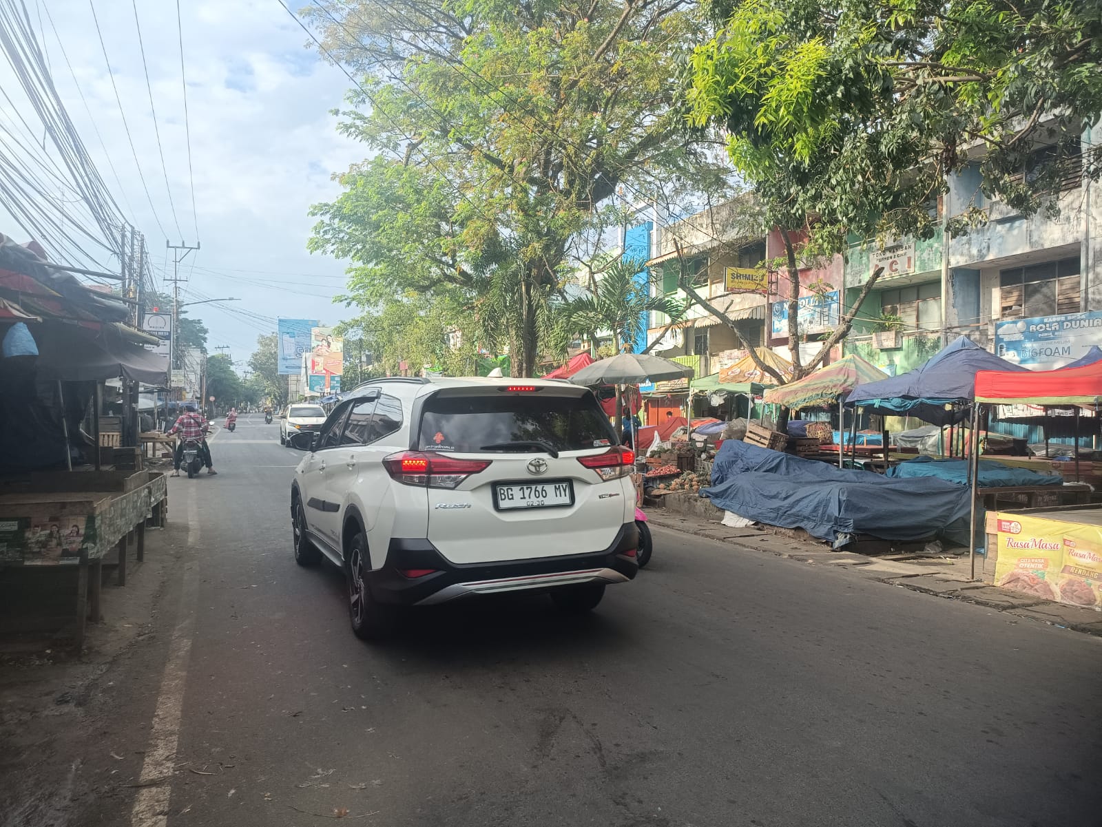 Pasar Sako Palembang Sepi di Hari Raya Idul Adha, Jalanan Lengang Tanpa Kemacetan