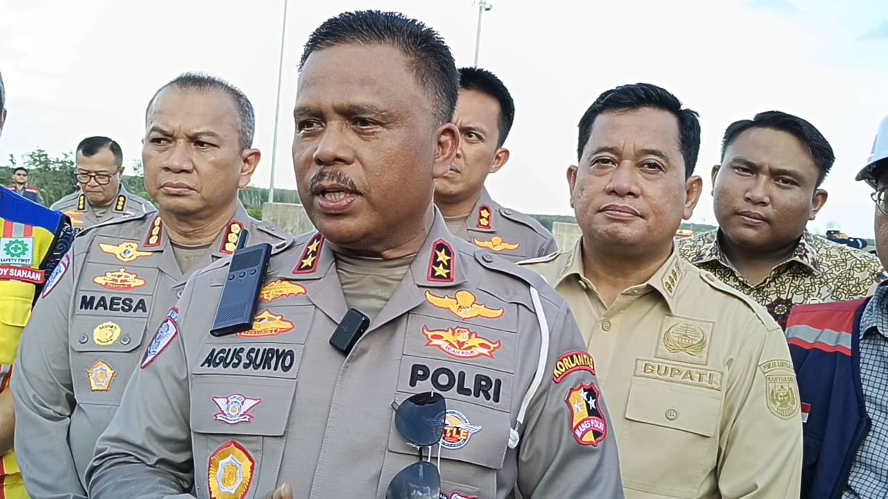 Korlantas Polri sosiialisasi Pencegahan Kerusakan Jalan dan Kecelakaan Karena Odol