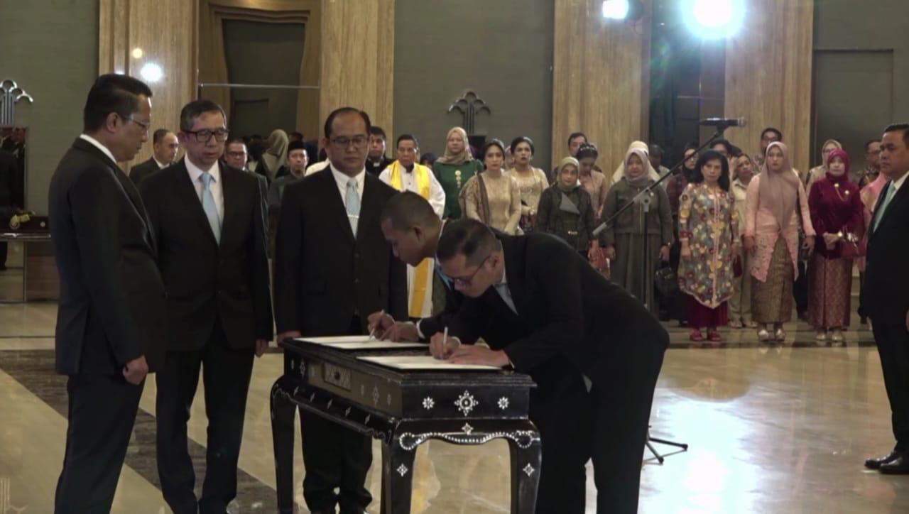 Kadiv PPPH Sumsel Dilantik, Menteri Hukum Tegaskan Integritas