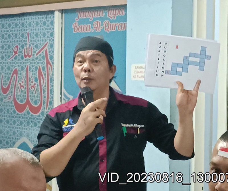 Sumeks Group Meriahkan HUT RI Ke-78 dengan Lomba Teka Teki Silang di Palembang