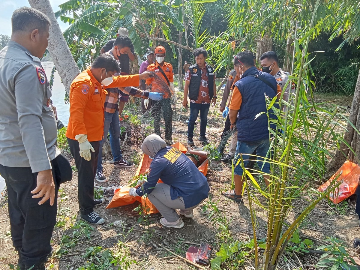 Mayat Mr X Ditemukan Mengambang di Sungai Desa Serigeni Baru OKI