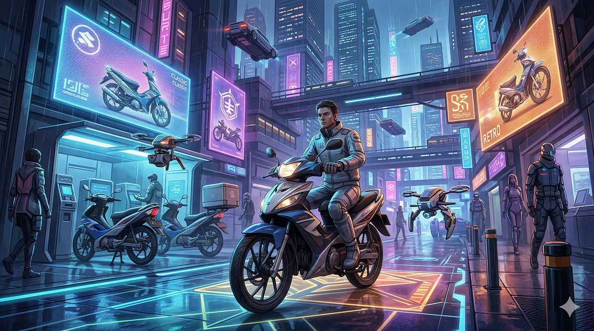 Motor yang Kurang Laku Meski Desain Futuristik