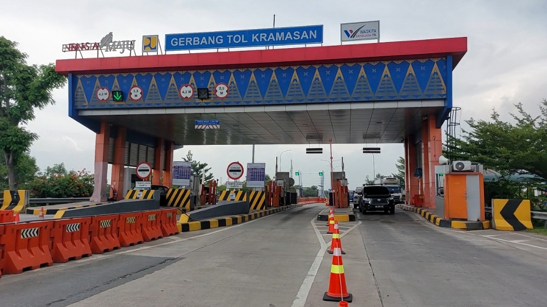 Arus Balik Lebaran Idulfitri Gelombang 2, Tol Keramasan Terpantau Lengang