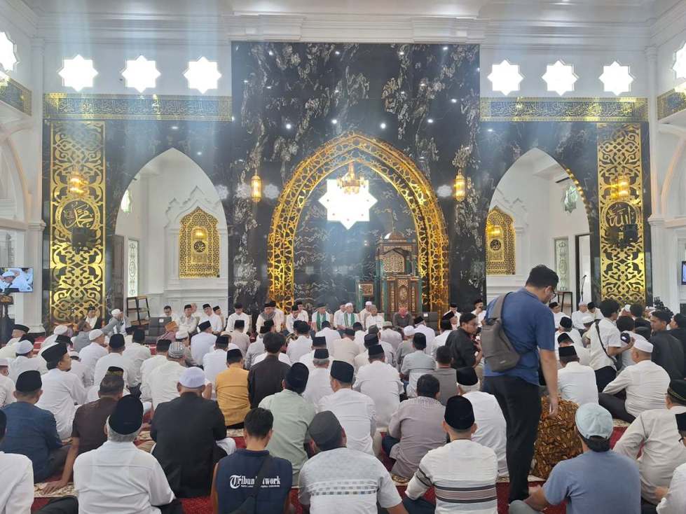 Gubernur Sumsel Resmikan Masjid Al-Anshor, Pusat Dakwah dan Ibadah Megah di Palembang