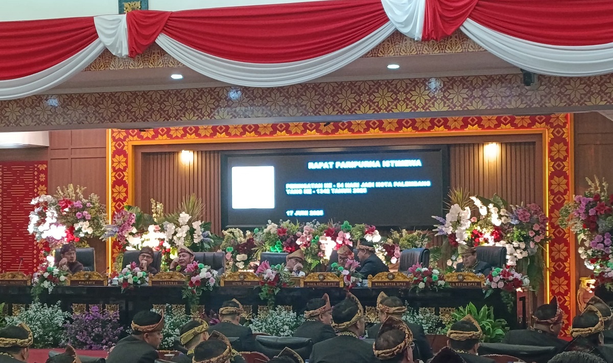 DPRD Palembang Gelar Paripurna Istimewa Peringati HUT Kota ke-1342 Tahun