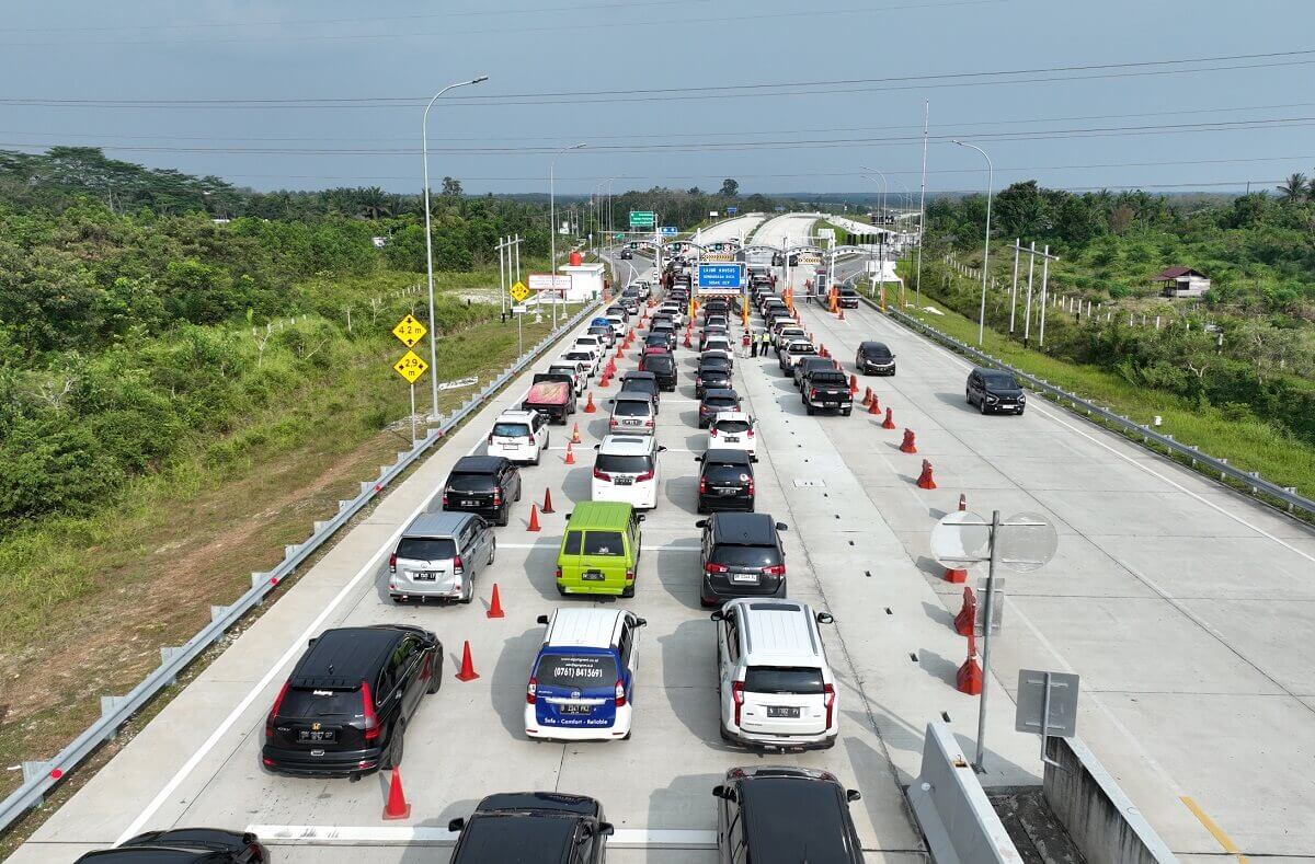 Gelombang Kedua, Total 2.100.000 Kendaraan Mudik Lebaran 2024 Melintas di Tol Trans Sumatera