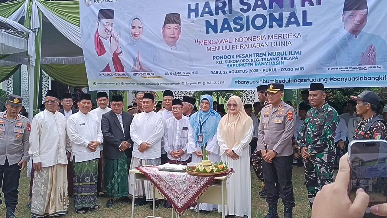 Peringati Hari Santri Nasional, Wakil Bupati Banyuasin Ajak Santri Jaga Persatuan dan Kesatuan