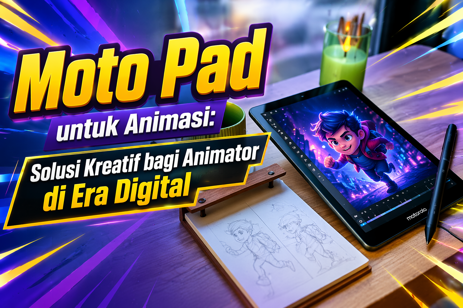 Moto Pad untuk Animasi: Solusi Kreatif bagi Animator di Era Digital