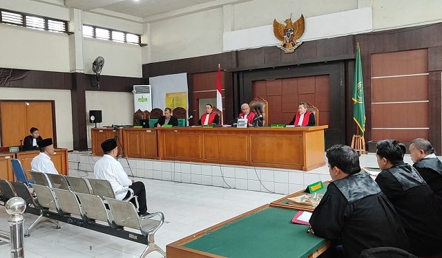Majelis Hakim Tolak Eksepsi Sidang Perkara Dugaan Korupsi PTSL Alang Alang Lebar