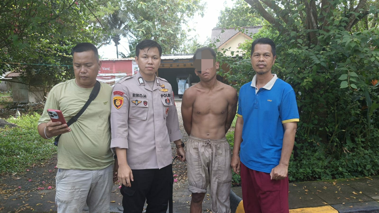 Pencuri HP Masuk Rumah di Indralaya Ditangkap Warga, Pelaku Diamankan Polisi