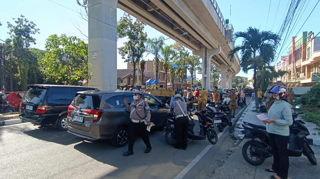 Pelanggaran Lalu Lintas Masih Tinggi dan Puluhan Kendaraan Terjaring Razia Operasi Patuh Musi 2025