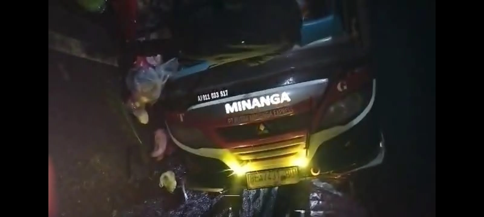 Viral, Bus Rombongan Study Tour Siswa SD Negeri 1 Harisan Jaya Kecelakaan di OKI