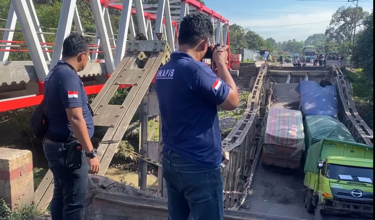 Jembatan Muara Lawai Ambruk, Polisi Selidiki Penyebab dan Cari Pihak Bertanggung Jawab