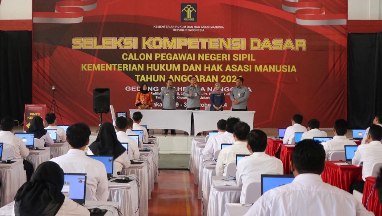 Sekjen Kemenkumham RI Nico Afinta Ajak Peserta SKD CPNS Berikan Usaha Terbaik