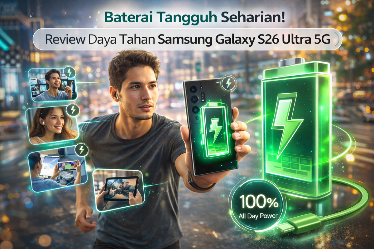 Baterai Tangguh Seharian! Review Daya Tahan Samsung Galaxy S26 Ultra 5G