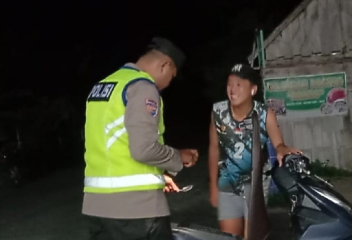 Polsek Muara Kuang Gelar Razia Malam di Jalur Lintas OI–OKU