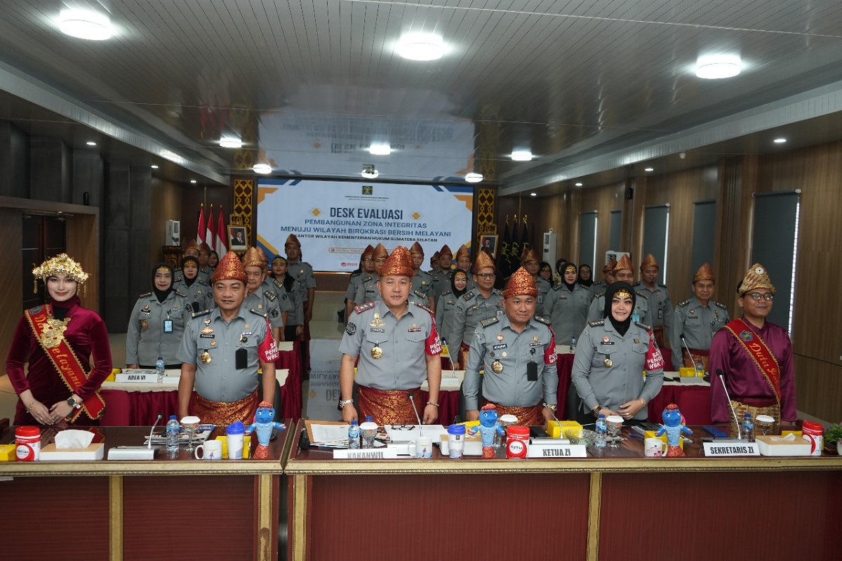 Program Unggulan Kemenkum Sumsel Number One Dapat Apresiasi TPI Inspektorat Jenderal