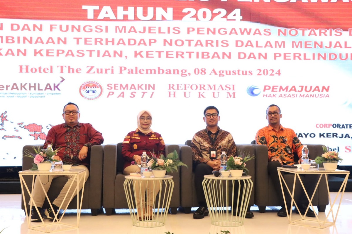 Kemenkumham Sumsel Gelar Rakor Majelis Pengawas Notaris 2024 untuk Penguatan Pembinaan