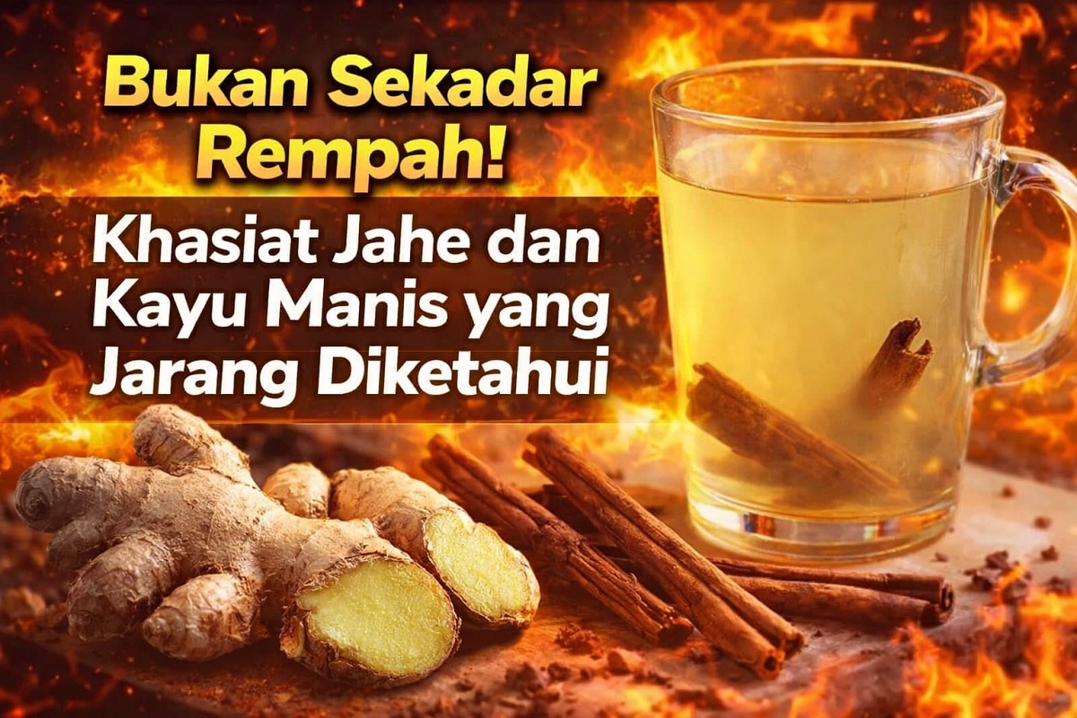 Bukan Sekadar Rempah! Khasiat Jahe dan Kayu Manis yang Jarang Diketahui!