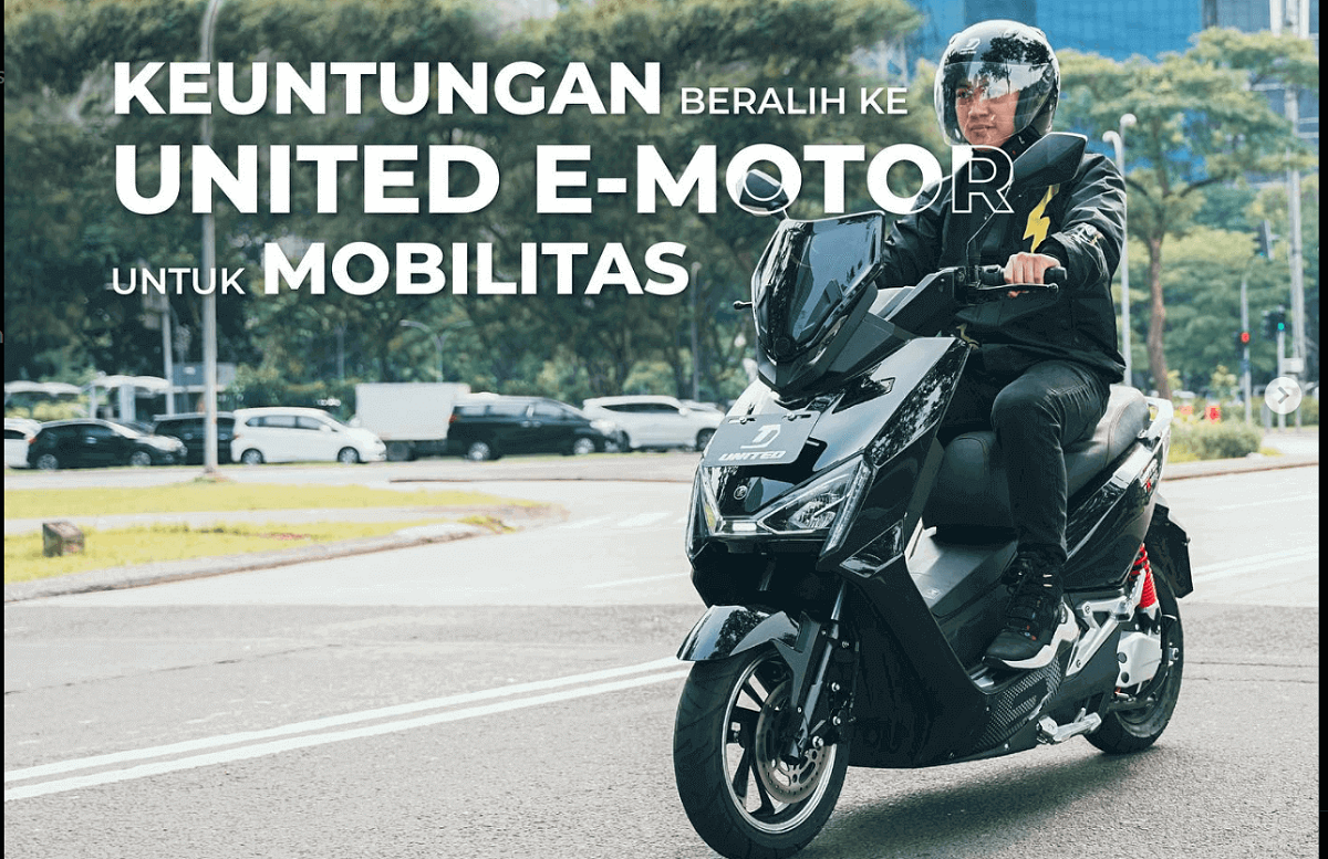  Memiliki Sistem Penguncian Otomatis dan Desain Menawan United TX 1800, menjadi Incaran Pecinta Motor Listrik