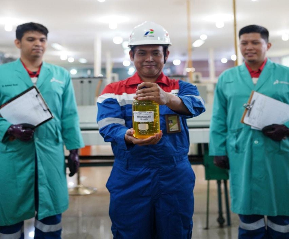 Kilang Pertamina Plaju Produksi 6,05 Juta Barel B40 Hingga September 2025