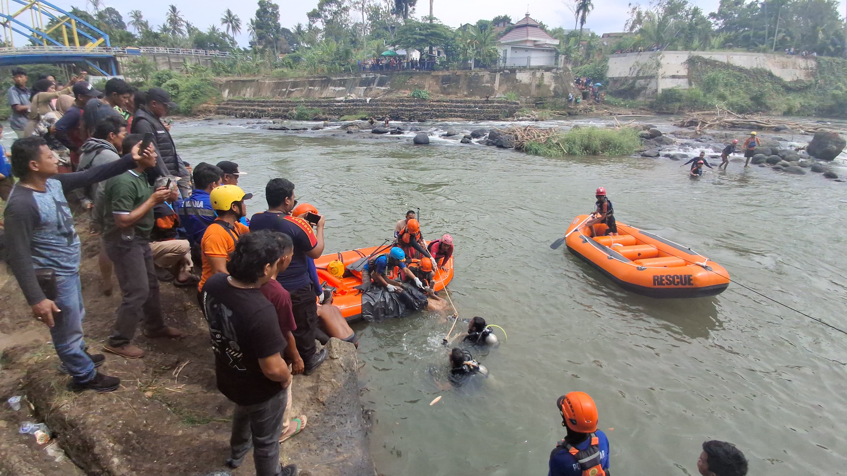 Tim SAR Gabungan Temukan Warga Lubuk Linggau Tenggelam Saat Jala Ikan di Sungai Kelingi