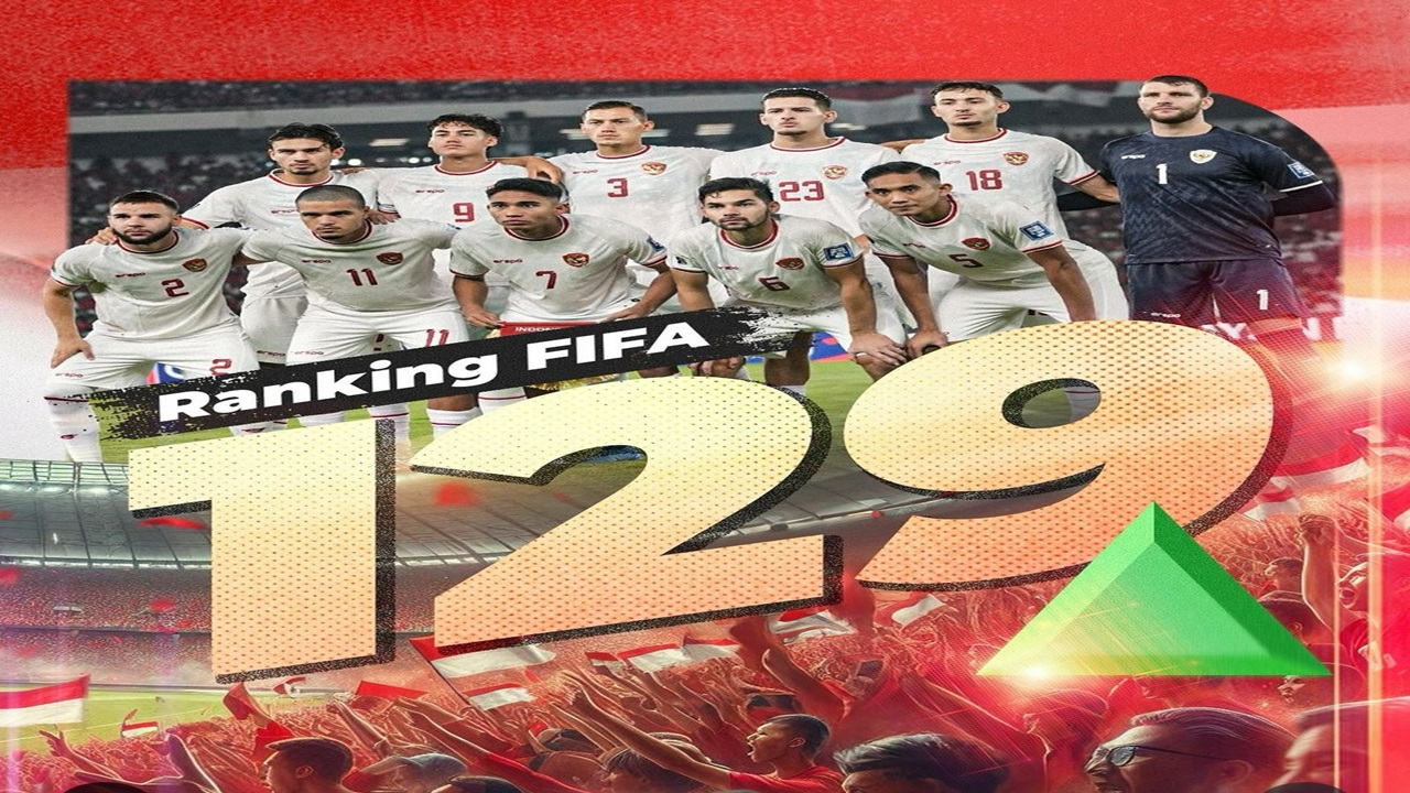 Pembaruan Peringkat FIFA: Timnas Indonesia Menduduki Peringkat Ke-129 