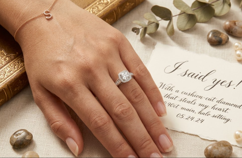 Cincin Berlian Kelingking Emas Putih, Aksesori Modern yang Penuh Karakter