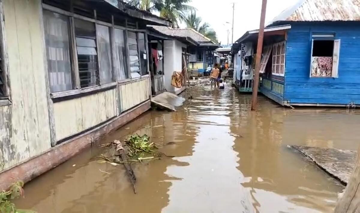 Lebih dari 30 Rumah di Sei Lais Sering Tergenang Air Akibat Pasang Surut Sungai Musi