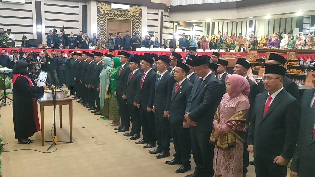 45 Anggota DPRD Kabupaten OKI Terpilih Resmi Dilantik