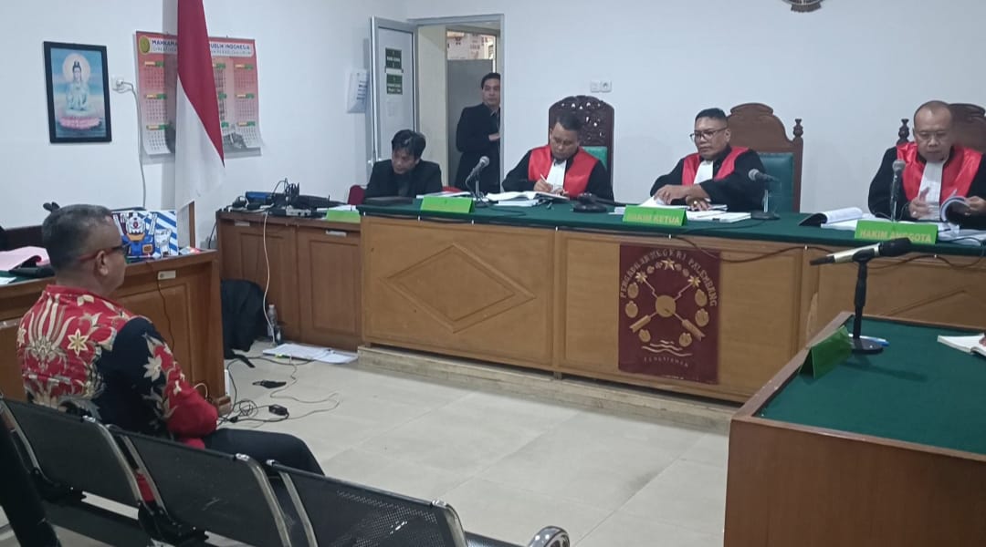 Korupsi Dana Desa, Saharudin Kades Lubuk Mas Dituntut 5,6 Tahun Penjara