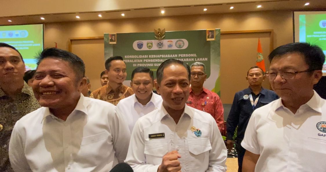 Perusahaan Tak Siap Tangani Karhutla di Sumsel Akan Dikenai Sanksi Tegas