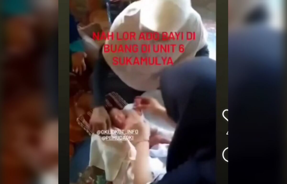 Bayi Laki-laki Ditemukan di Teras Rumah Warga Suka Mulya Lempuing OKI Bikin Heboh!