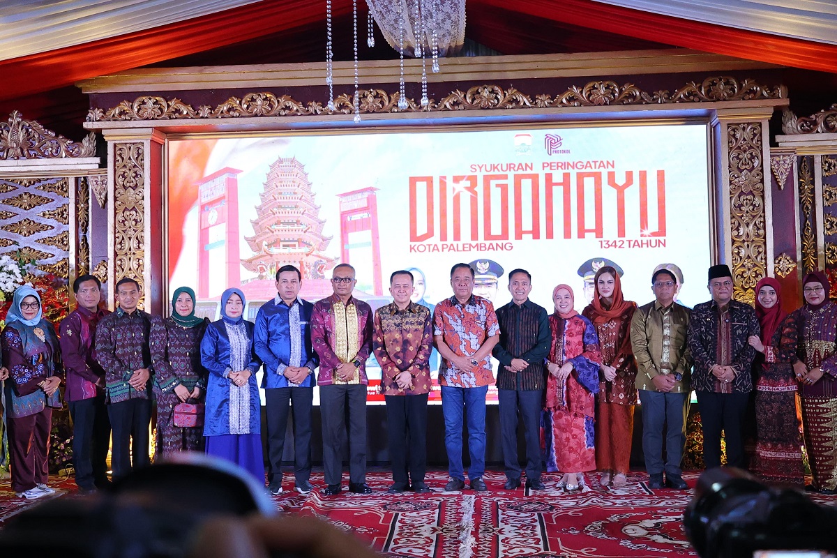 Peringati HUT Kota Palembang ke-1342, Pemkot Gelar Syukuran dan Perkuat Sinergi Pembangunan