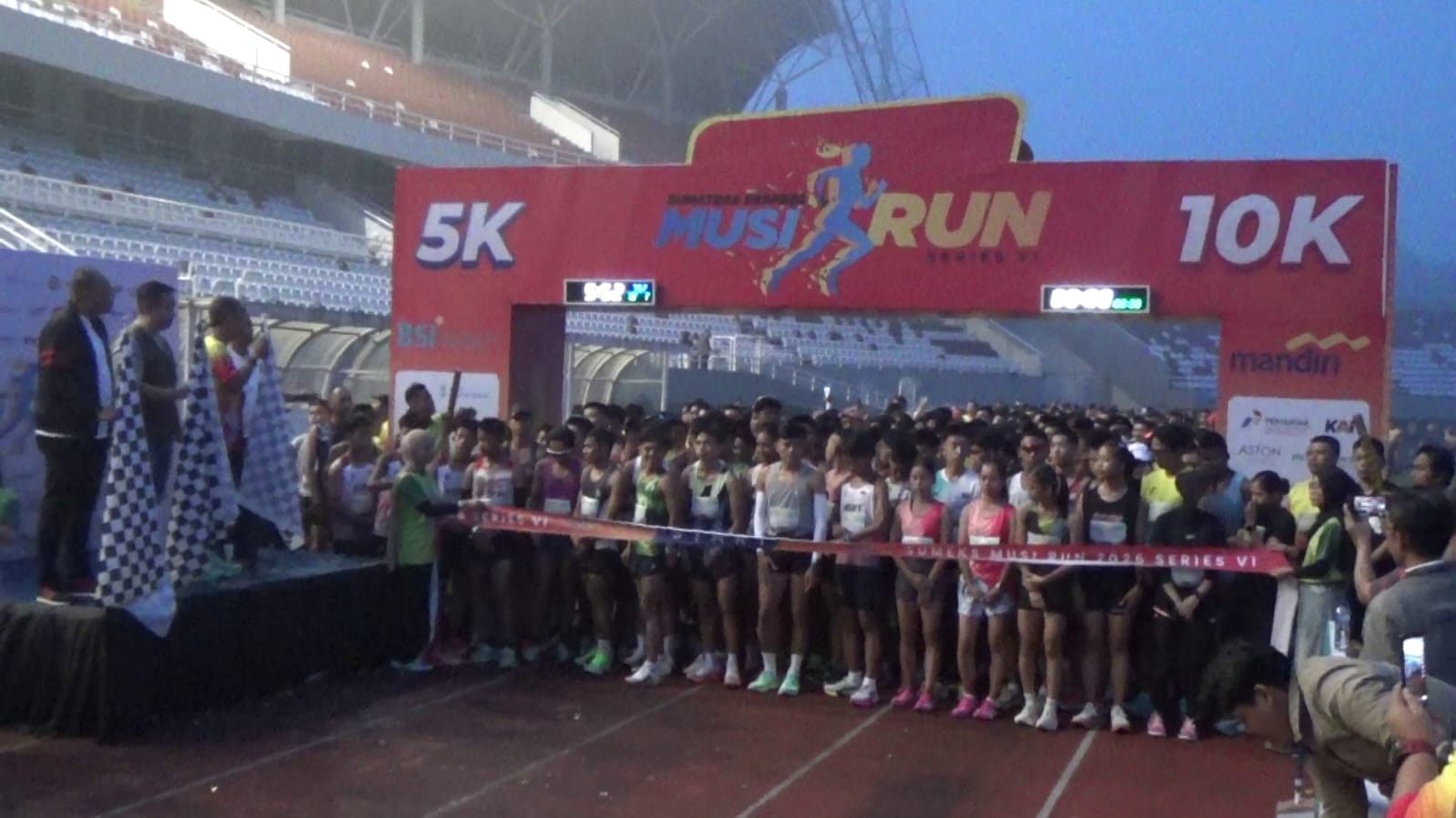 Meriah Musi Run Seri VI Sukses Digelar Hingga Sedot Ribuan Peserta 