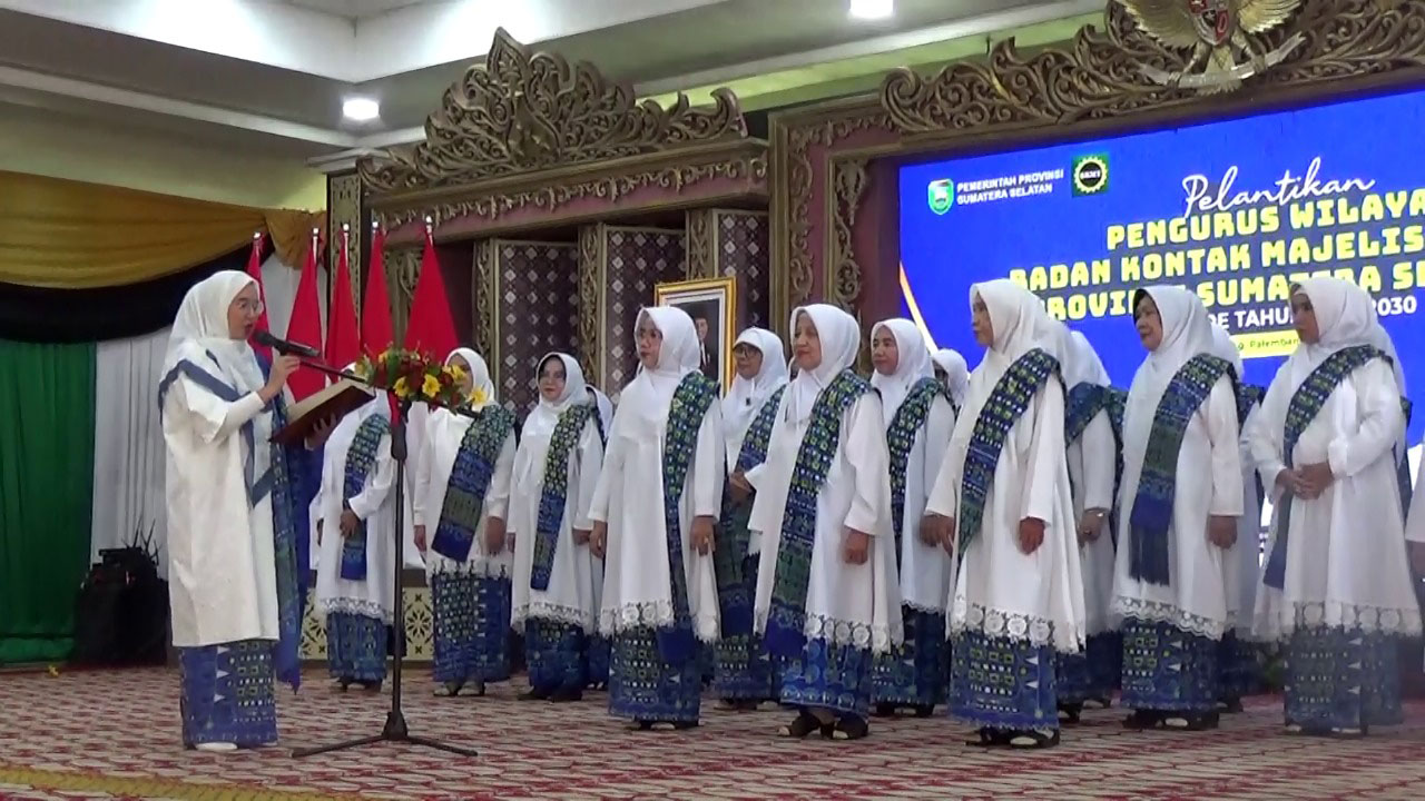 Halifah Mahyuddin Kembali Terpilih sebagai Ketua PW BKMT Sumsel Periode 2025-2030