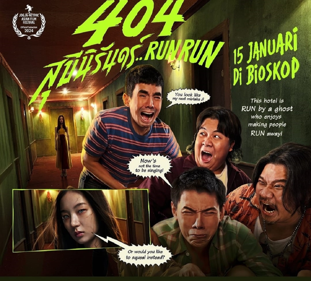 Tertawa dan Ketakutan Bersamaan? Ini Daya Tarik Film Thailand 404 Run Run!