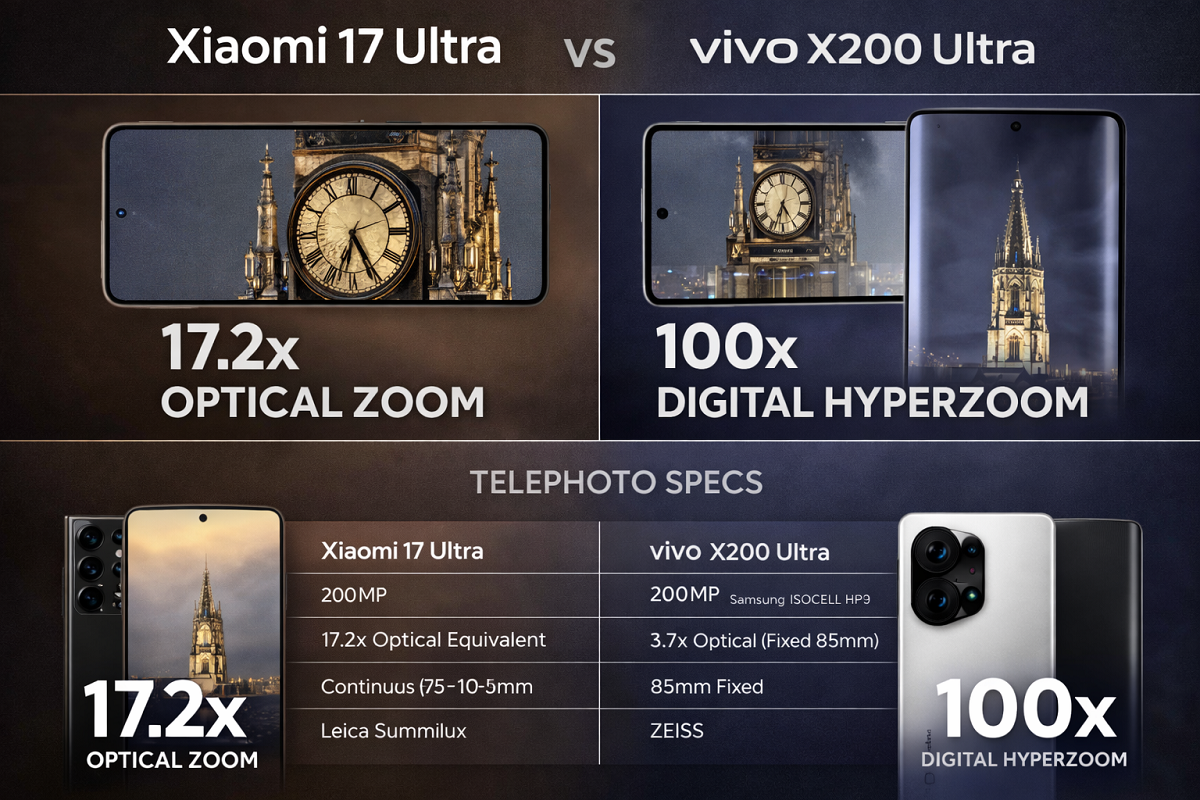 Xiaomi 17 Ultra vs vivo X200 Ultra: Duel Kamera Zoom Terjauh di Kelas Flagship