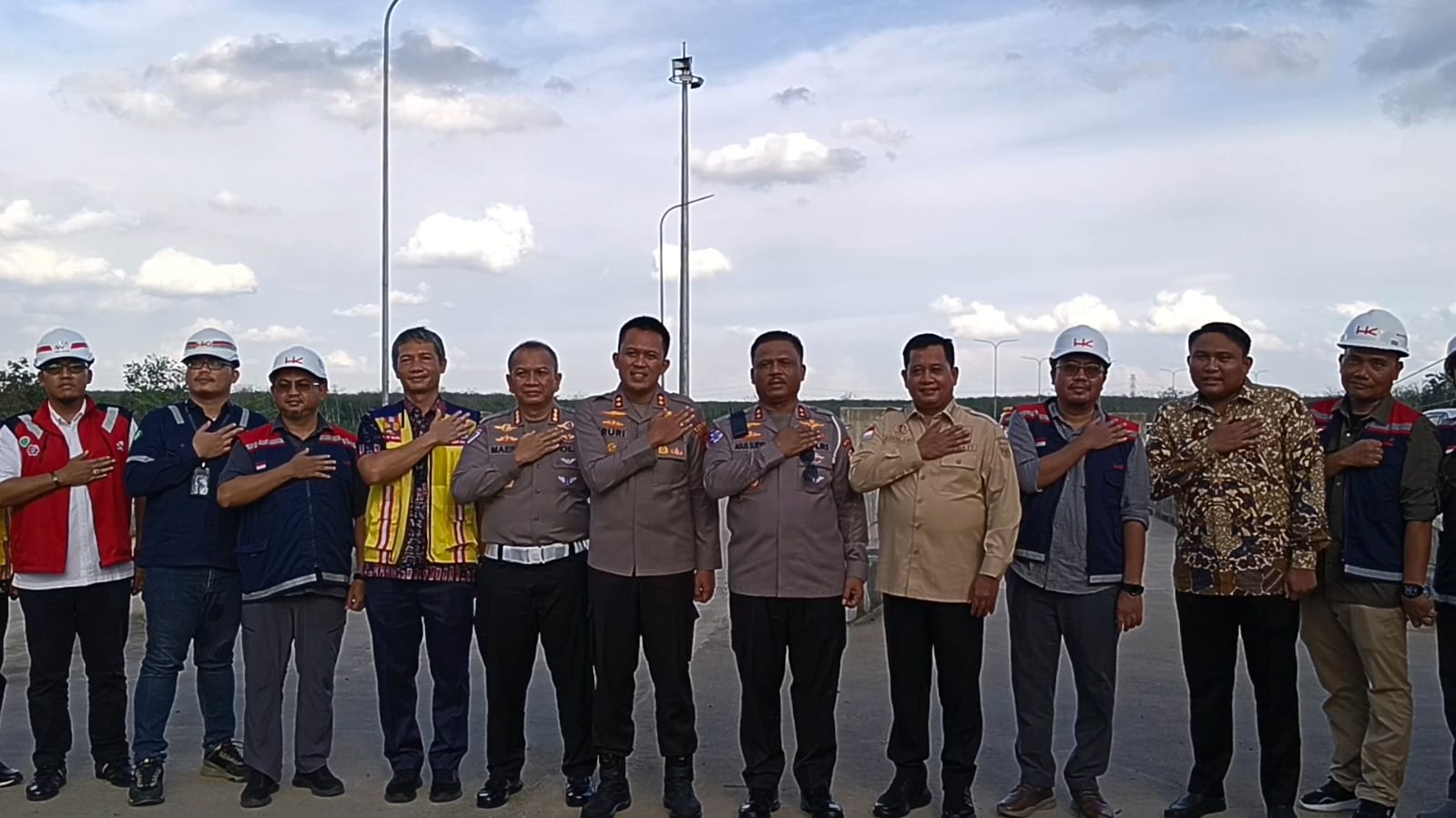 Antisipasi Kemacetan, Kakorlantas Polri Tinjau Progres Tol Kapal Betung