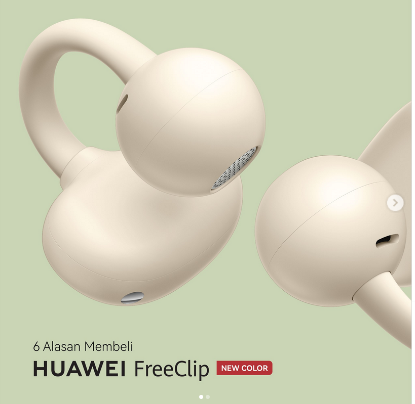 Kelebihan Huawei FreeClip yang Harus Kamu Ketahui Selain Desain Warna yang Menarik!