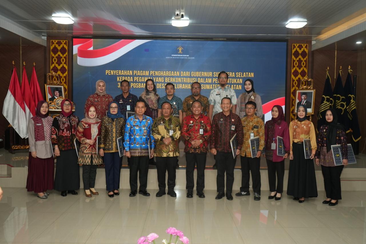 Kemenkum Sumsel Teken Komitmen Bersama dan Perjanjian Kinerja 2026