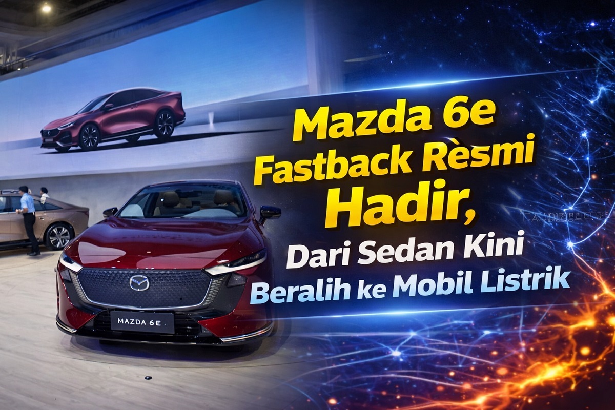 Mazda 6e Fastback Resmi Hadir, Dari  Sedan Kini Beralih ke Mobil  Listrik